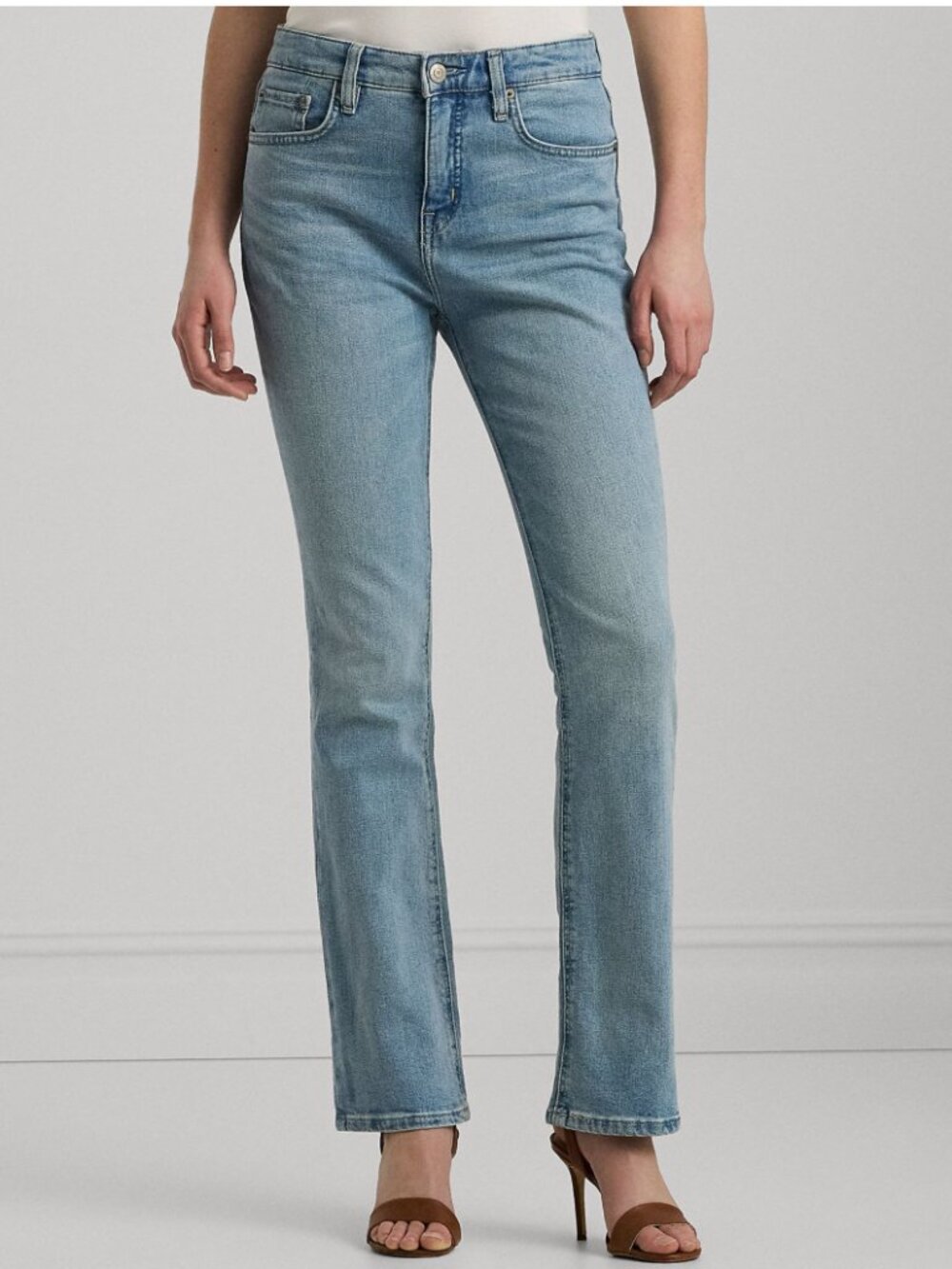 Ralph Lauren Petite High-Rise Bootcut Jeans – Size 6P | Like New | Never Worn